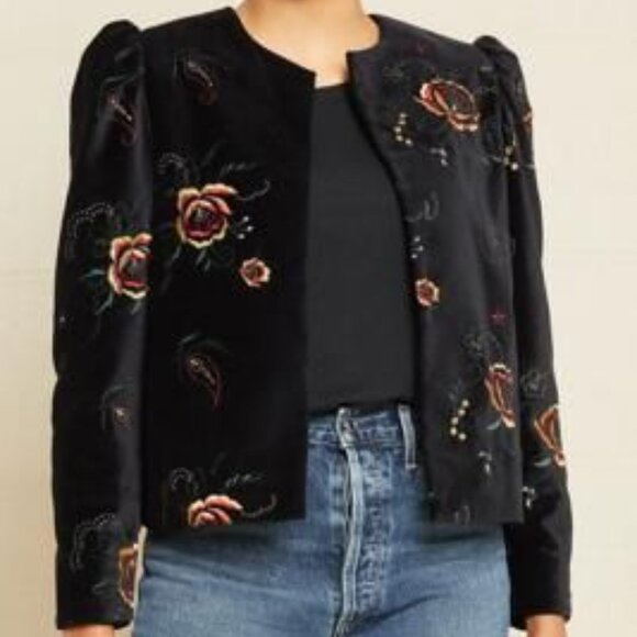 Beautiful Velvet Embroidered Marjorie Jacket from Amour Vert - Picture 1 of 4